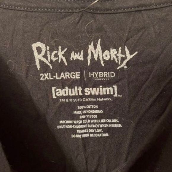 Rick and Morty Hot Topic Graphic Tee NWT Plus 2x - Picture 3 of 3